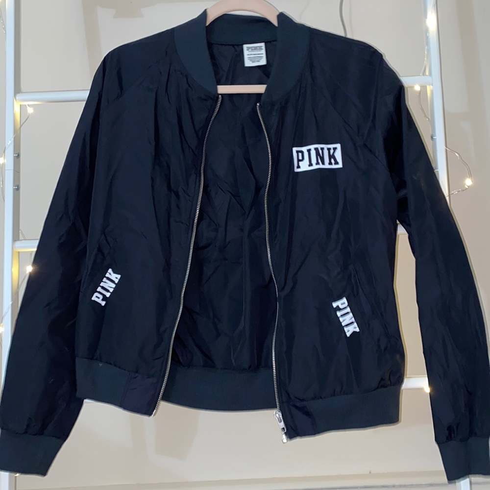 Black Victoria’s Secret Bomber Jacket